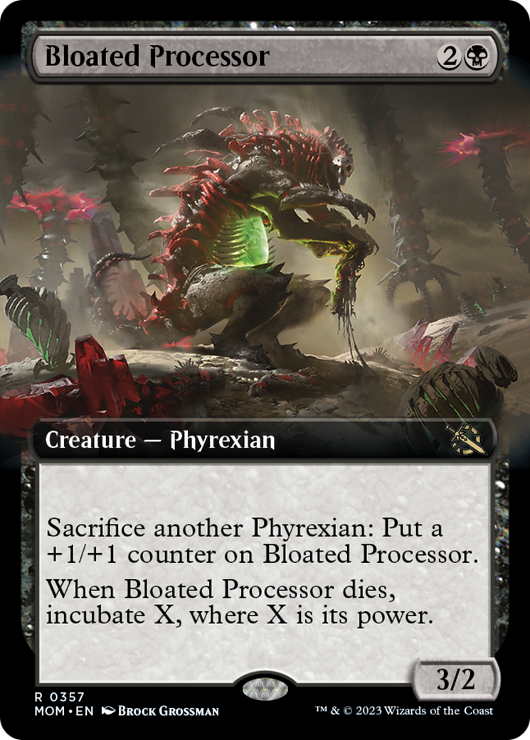 Bloated Processor (Extended Art) [March of the Machine] [Foil]