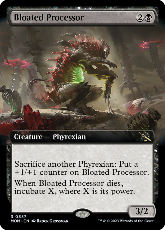 Bloated Processor (Extended Art) [March of the Machine] [Foil]