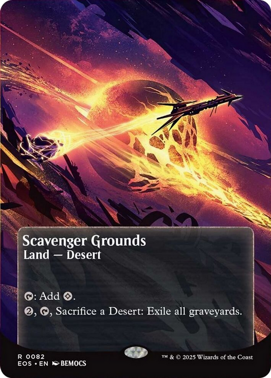 Scavenger Grounds (0082) (Borderless) [Edge of Eternities: Stellar Sights] [Foil]