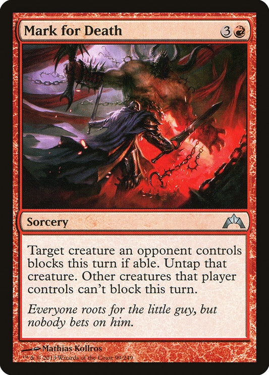 Mark for Death [Gatecrash] [Foil]
