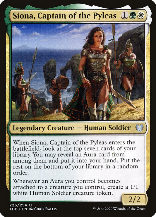 Siona, Captain of the Pyleas [Theros Beyond Death] [Foil]