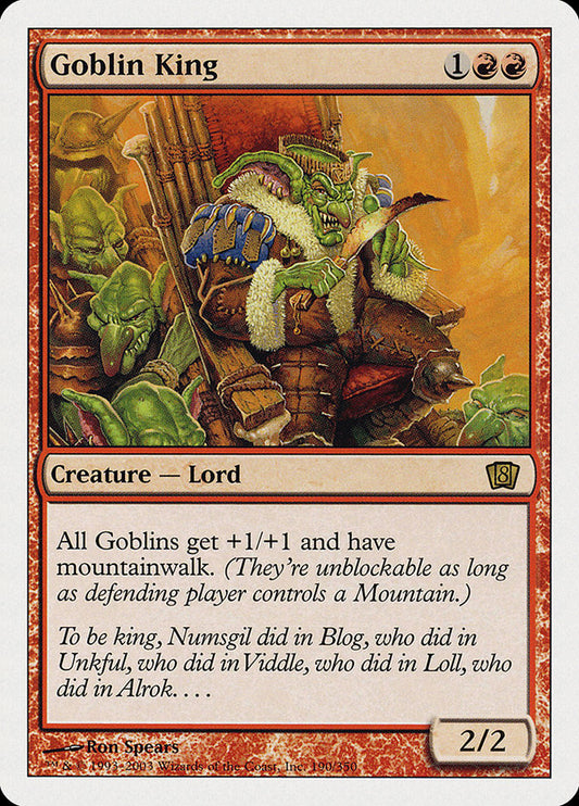 Goblin King [Eighth Edition] [Foil]