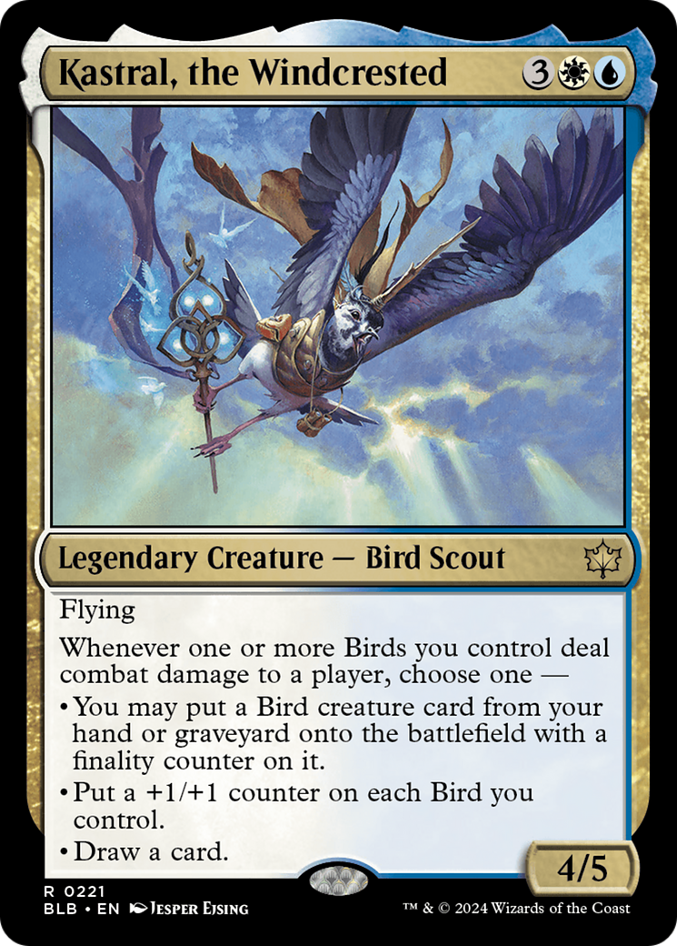 Kastral, the Windcrested [Bloomburrow] [Foil]