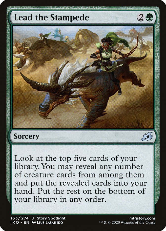 Lead the Stampede [Ikoria: Lair of Behemoths] [Foil]