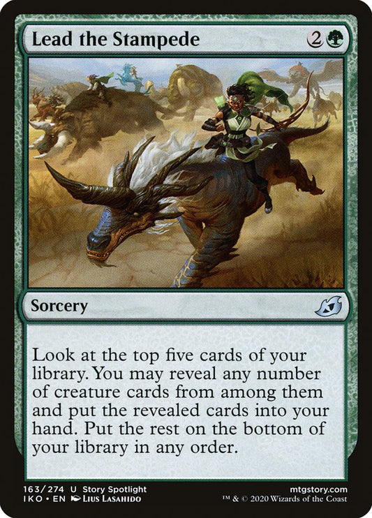 Lead the Stampede [Ikoria: Lair of Behemoths] [Foil]