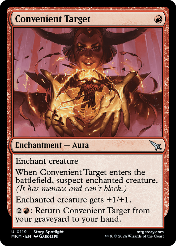 Convenient Target [Murders at Karlov Manor] [Foil]