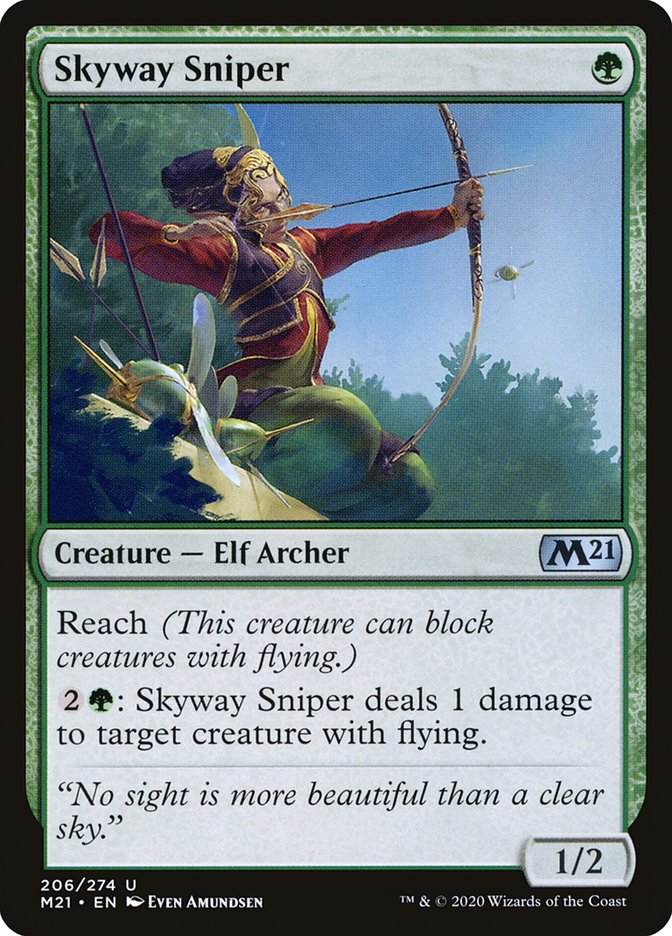 Skyway Sniper [Core Set 2021] [Foil]