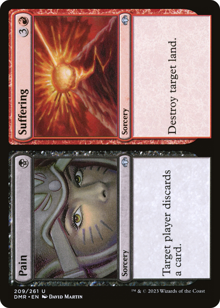 Pain // Suffering [Dominaria Remastered] [Foil]
