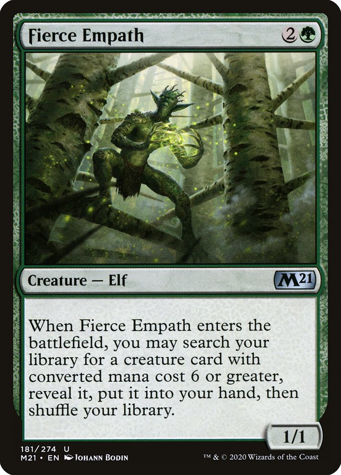 Fierce Empath [Core Set 2021] [Foil]