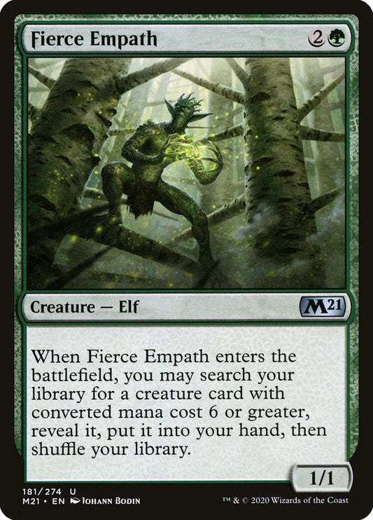 Fierce Empath [Core Set 2021] [Foil]