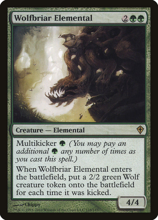 Wolfbriar Elemental [Worldwake] [Foil]