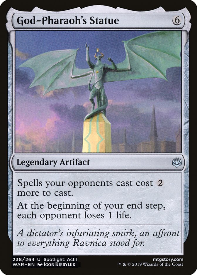 God-Pharaoh's Statue [War of the Spark] [Foil]