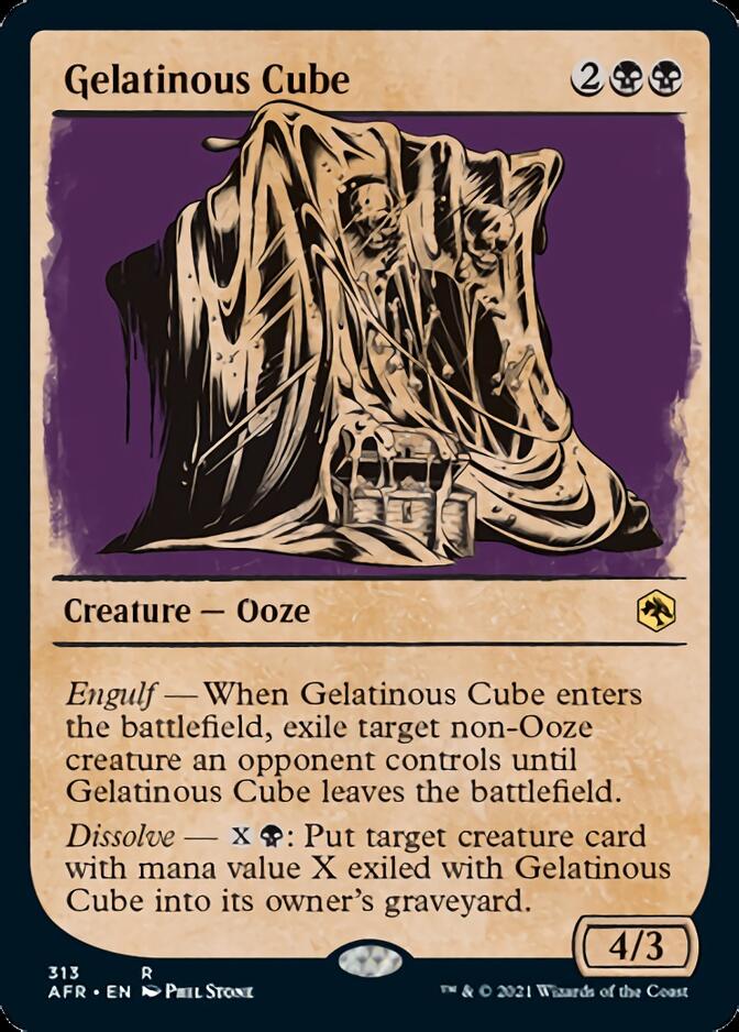 Gelatinous Cube (Showcase) [Dungeons & Dragons: Adventures in the Forgotten Realms] [Foil]