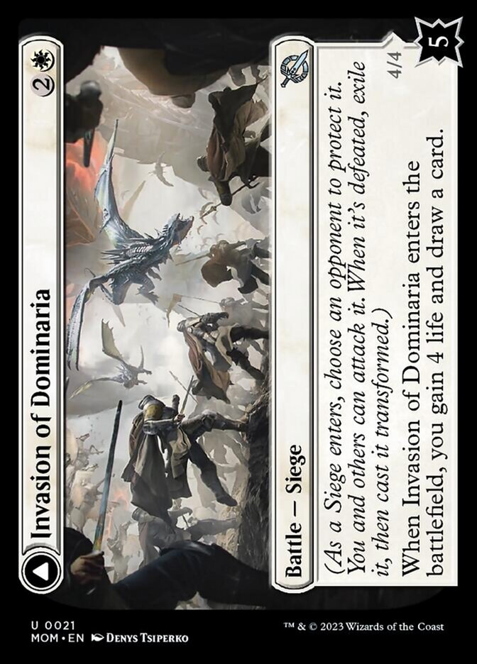 Invasion of Dominaria // Serra Faithkeeper [March of the Machine] [Foil]