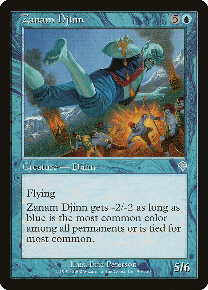 Zanam Djinn [Invasion] [Foil]