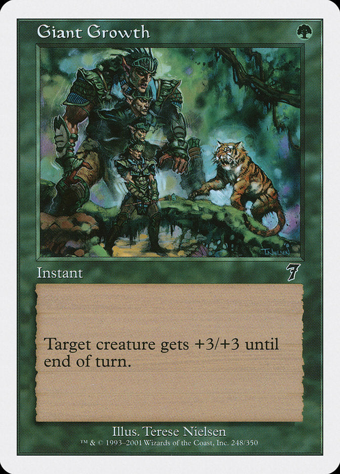 Giant Growth [Seventh Edition] [Foil]