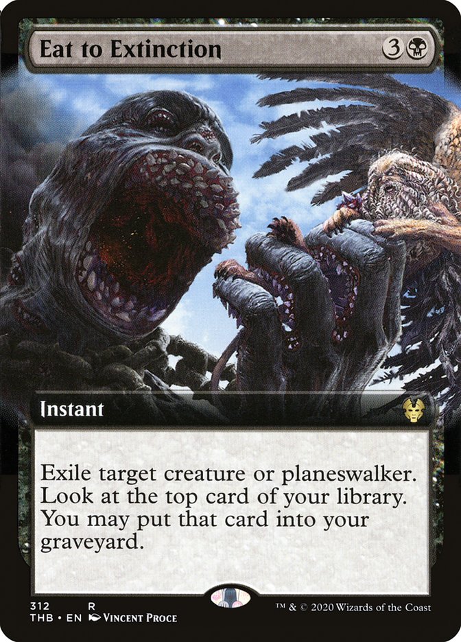 Eat to Extinction (Extended Art) [Theros Beyond Death] [Foil]