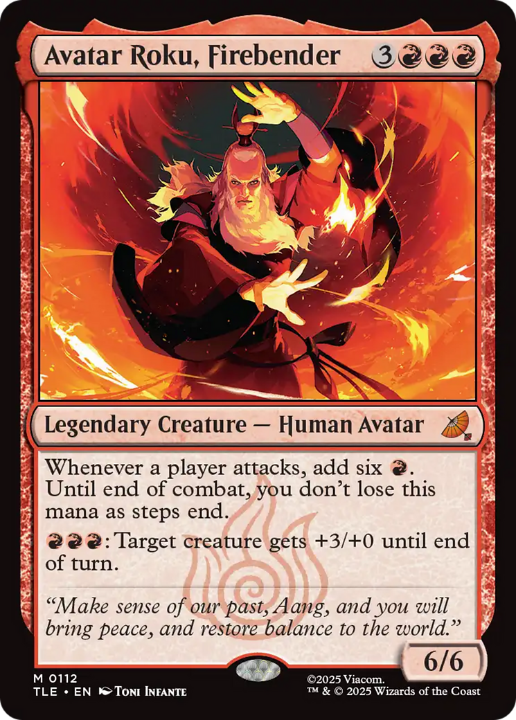 Avatar Roku, Firebender [Avatar: The Last Airbender: Eternal-Legal] [Foil]