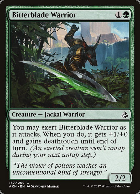 Bitterblade Warrior [Amonkhet] [Foil]