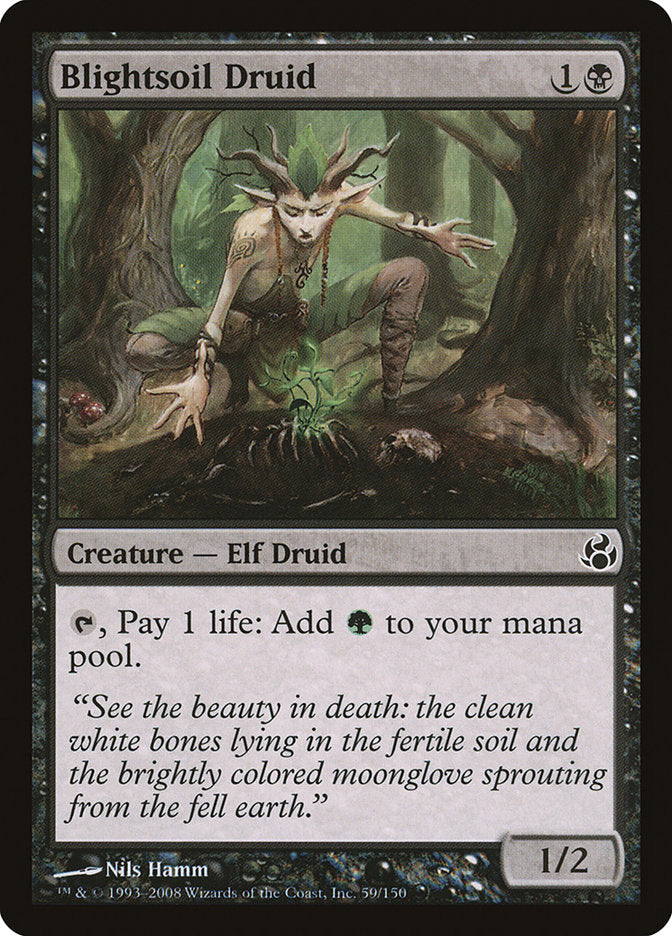 Blightsoil Druid [Morningtide] [Foil]