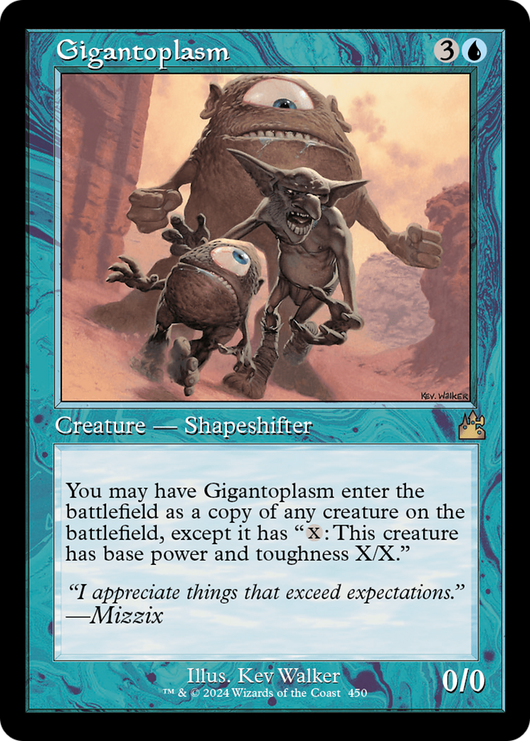Gigantoplasm (Retro Frame) [Ravnica Remastered] [Foil]