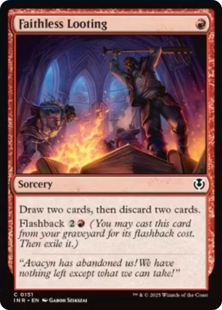 Faithless Looting [Innistrad Remastered] [Foil]