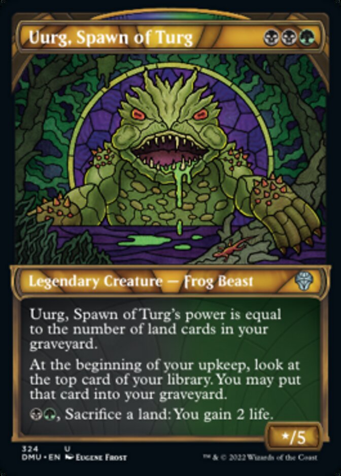 Uurg, Spawn of Turg (Showcase) [Dominaria United] [Foil]