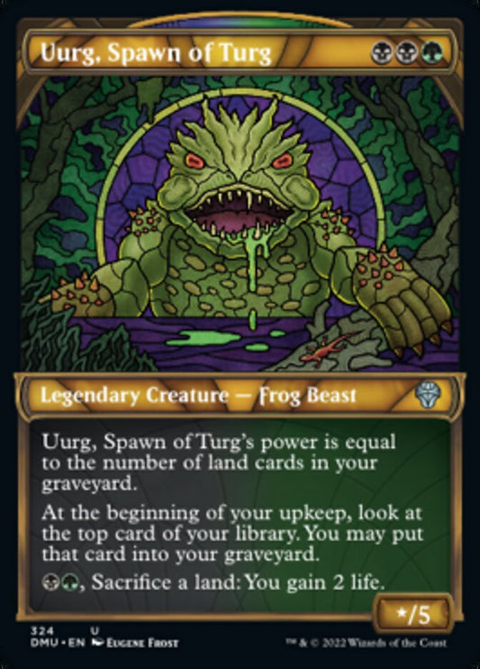 Uurg, Spawn of Turg (Showcase) [Dominaria United] [Foil]