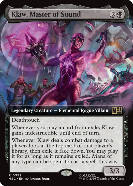 Klaw, Master of Sound (Extended Art) [Marvel Super Heroes Commander]