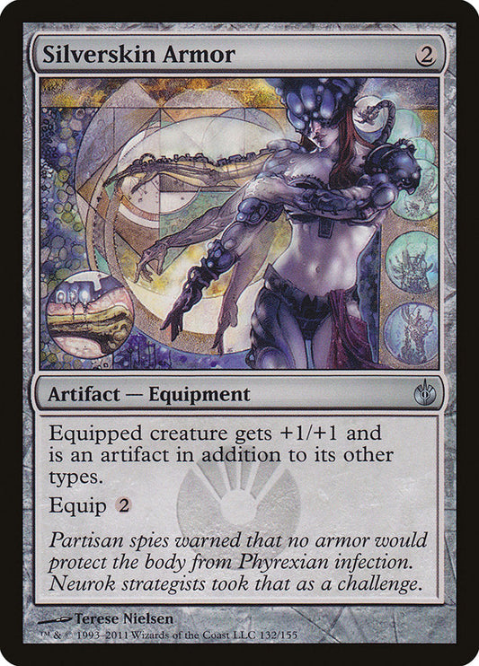 Silverskin Armor [Mirrodin Besieged] [Foil]