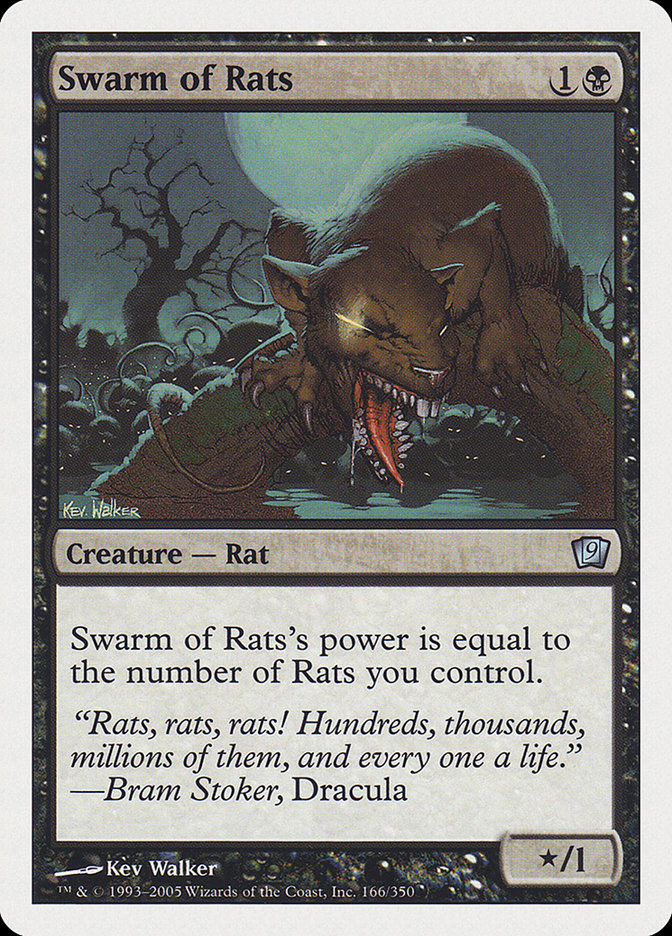Swarm of Rats [Ninth Edition] [Foil]