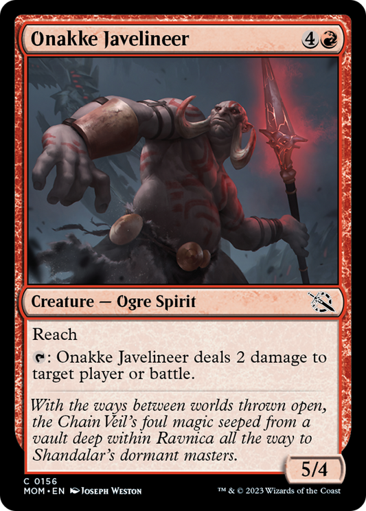 Onakke Javelineer [March of the Machine] [Foil]