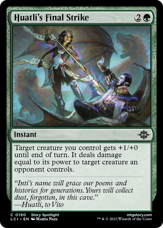 Huatli's Final Strike [The Lost Caverns of Ixalan] [Foil]