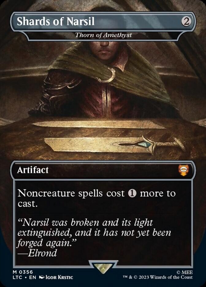 Thorn of Amethyst - Shards of Narsil [The Lord of the Rings: Tales of Middle-Earth Commander] [Foil]