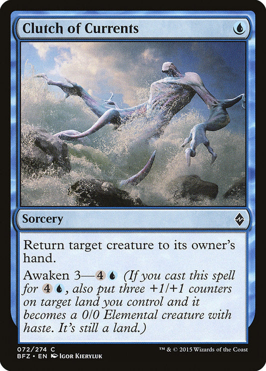 Clutch of Currents [Battle for Zendikar] [Foil]