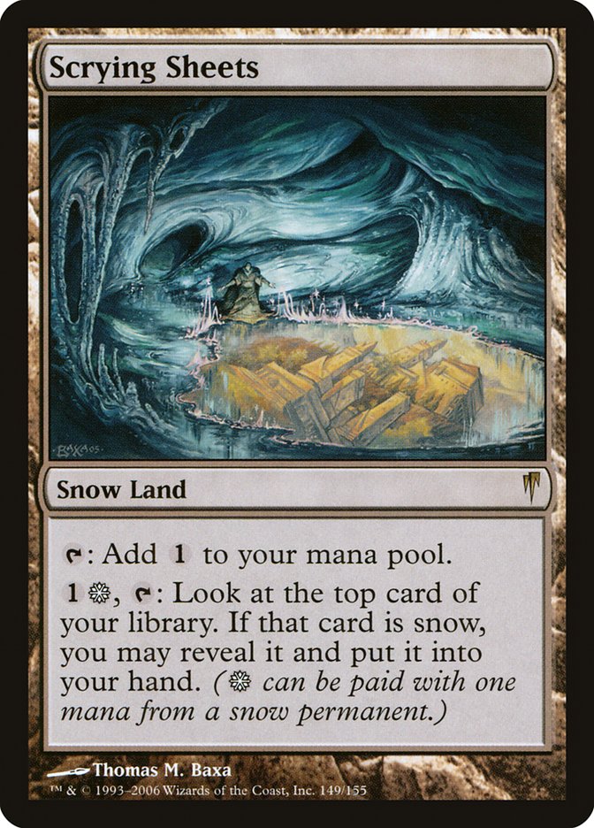 Scrying Sheets [Coldsnap] [Foil]