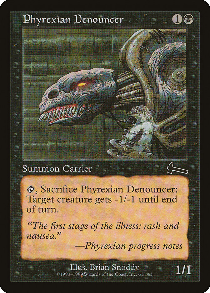 Phyrexian Denouncer [Urza's Legacy] [Foil]