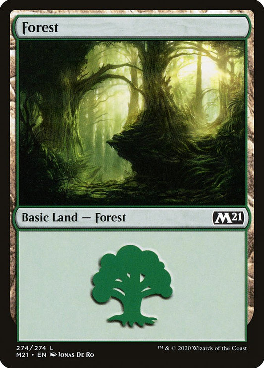 Forest (274) [Core Set 2021] [Foil]