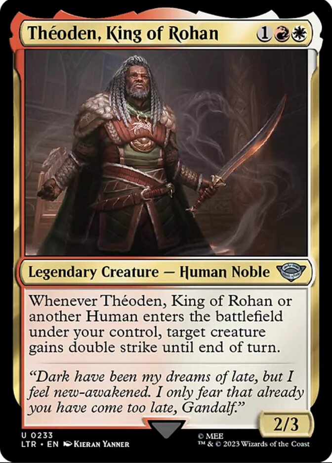 Theoden, King of Rohan [The Lord of the Rings: Tales of Middle-Earth] [Foil]