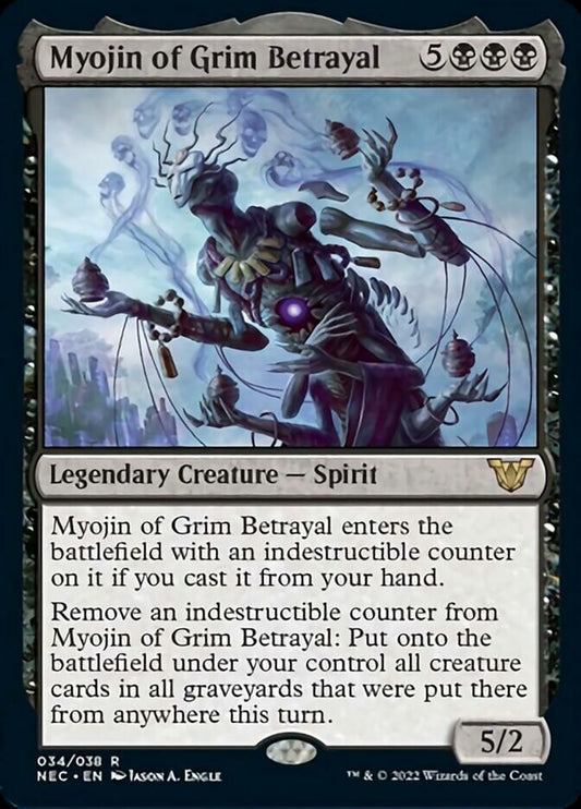 Myojin of Grim Betrayal [Kamigawa: Neon Dynasty Commander] [Foil]