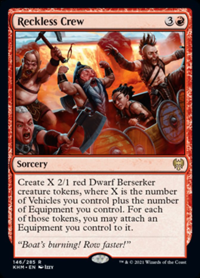 Reckless Crew [Kaldheim] [Foil]