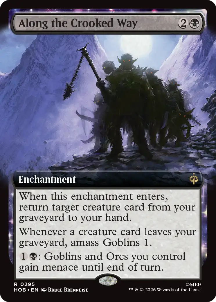 Along the Crooked Way (Extended Art) [The Hobbit] [Foil]