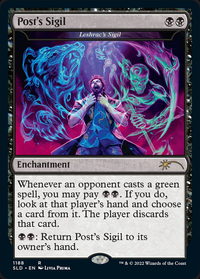 Post's Sigil - Leshrac's Sigil [Secret Lair Drop Series] [Foil] [Foil] [Foil]