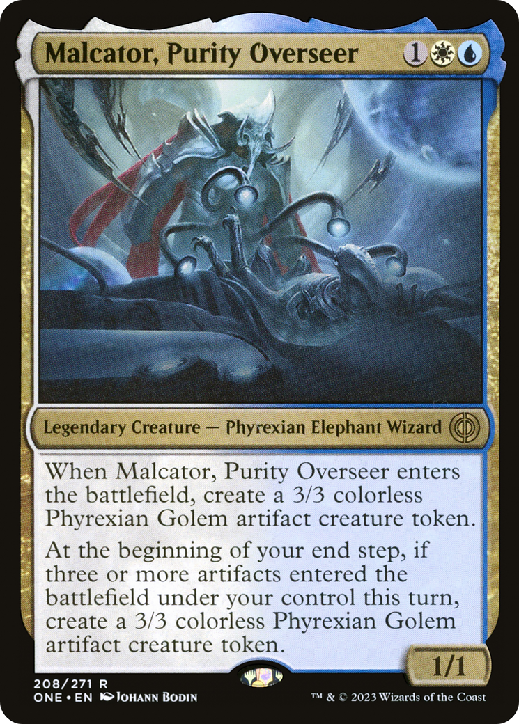Malcator, Purity Overseer [Phyrexia: All Will Be One] [Foil]