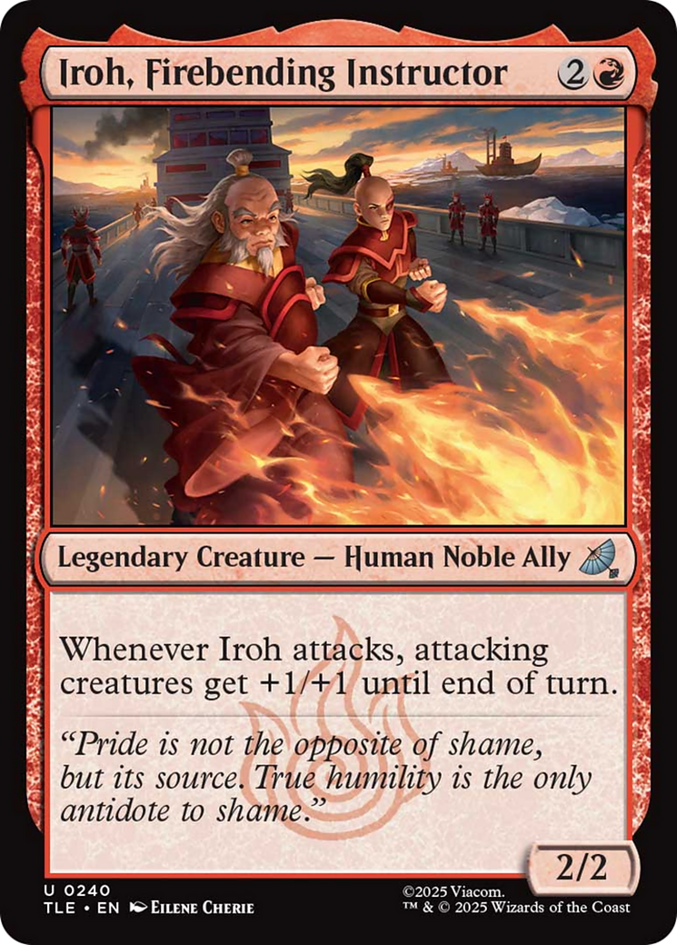 Iroh, Firebending Instructor [Avatar: The Last Airbender: Eternal-Legal] [Foil]