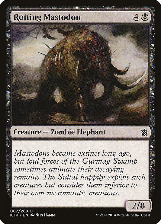 Rotting Mastodon [Khans of Tarkir] [Foil]