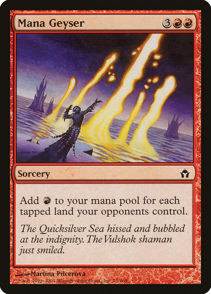 Mana Geyser [Fifth Dawn] [Foil]