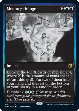 Memory Deluge [Innistrad: Double Feature] [Foil]