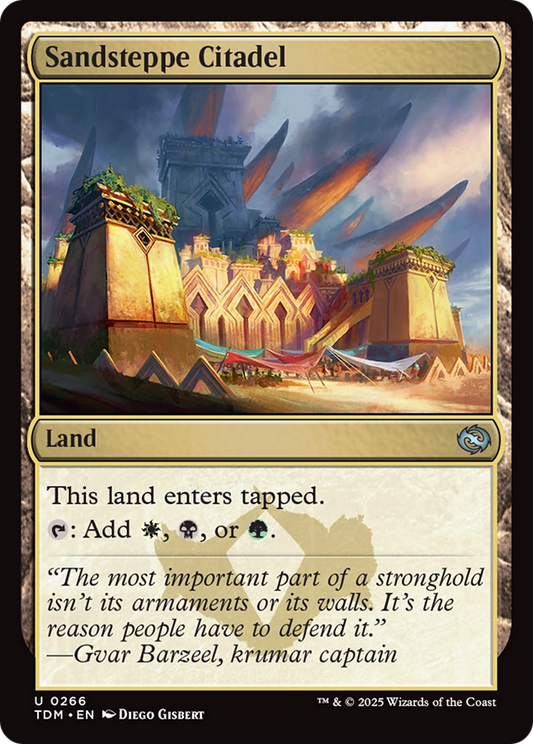 Sandsteppe Citadel [Tarkir: Dragonstorm] [Foil]