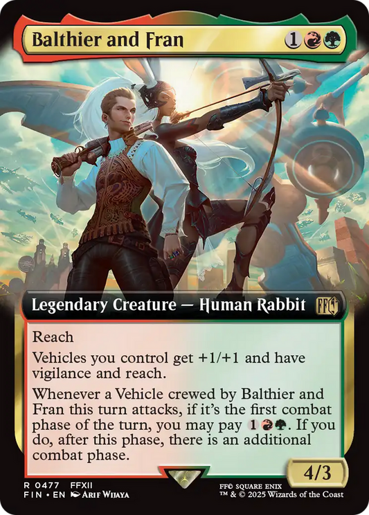 Balthier and Fran (Extended Art) [FINAL FANTASY] [Foil]